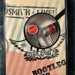 Aerosmith Red and Silver In-Ear Headphones